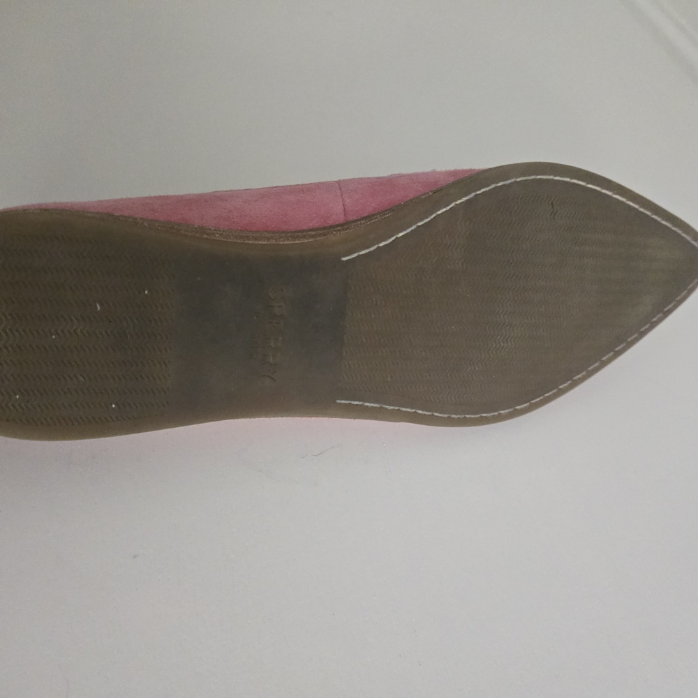 Sperry Pink Suede Tassel Loafers - Picture 6 of 6